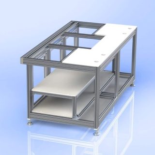 Banco de aluminio CMH Automación