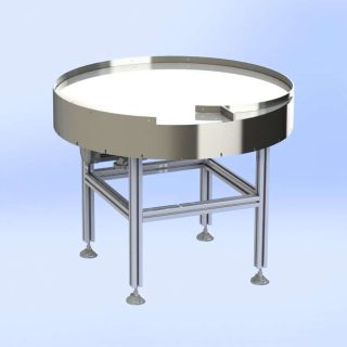 Buffer giratorio de aluminio