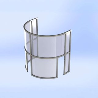 Estructuras de trabajo de aluminio a medida