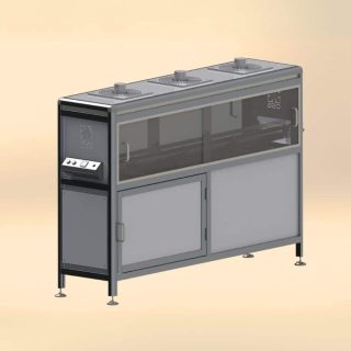 Sistema de refrigeración en línea de producción