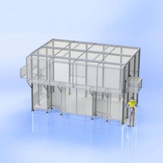 Vallado perimetral de aluminio fabricado a medida